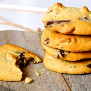 chocolate chips cookies mirtilli a colazione