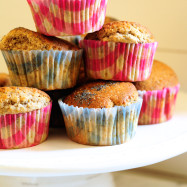 muffin alla zucca mirtilli a colazione