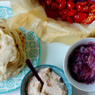 piadina con hummus di cannellini